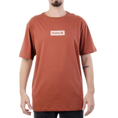 Camiseta Masculina Hurley Calibox MARROM-HYTS010929- -1-